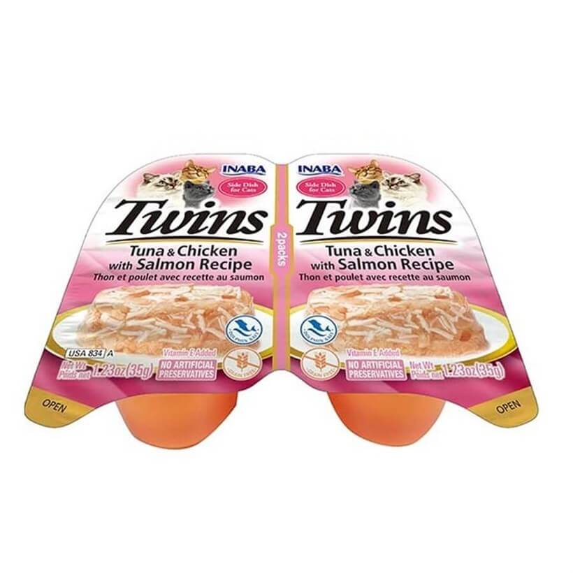 Twins Somonlu ve Tavuklu Kedi Ödül Jölesi 2 x 35 Gr