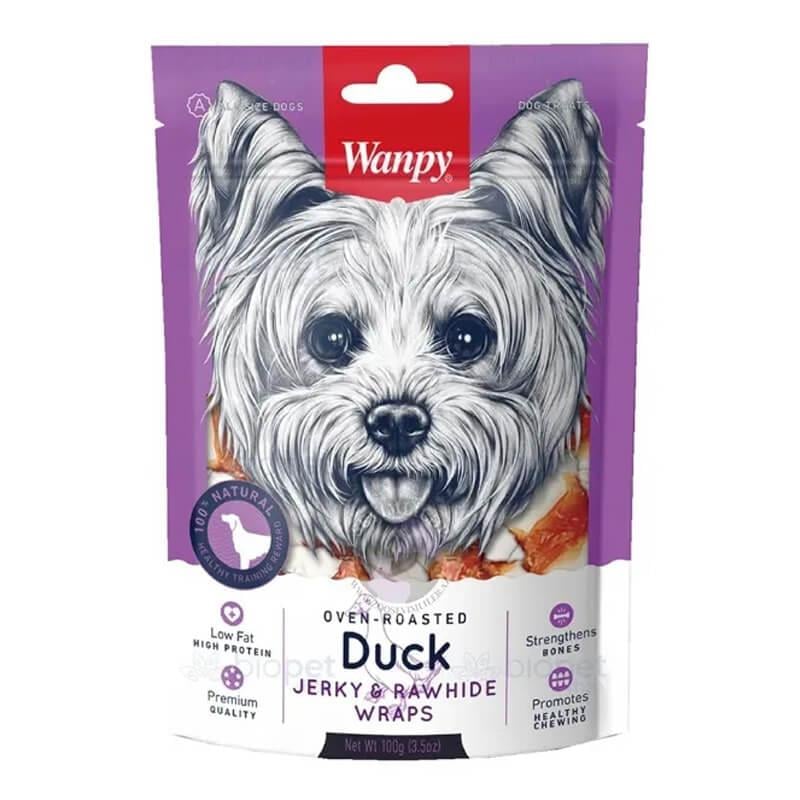 Wanpy Deri Üzerine Ördek Sarılı Köpek Ödülü 100 gr, KATEGORİSİZ, Wanpy