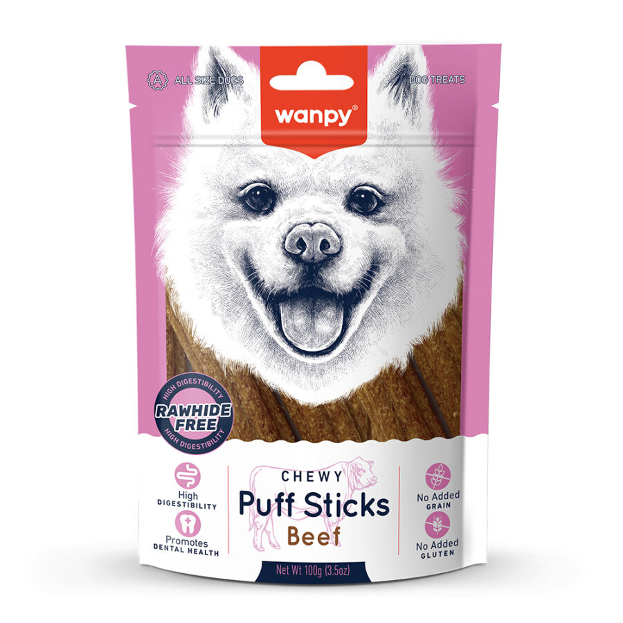 Wanpy Tahılsız Sığır Etli Köpek Çiğneme Ödülü 100g, KATEGORİSİZ, Wanpy