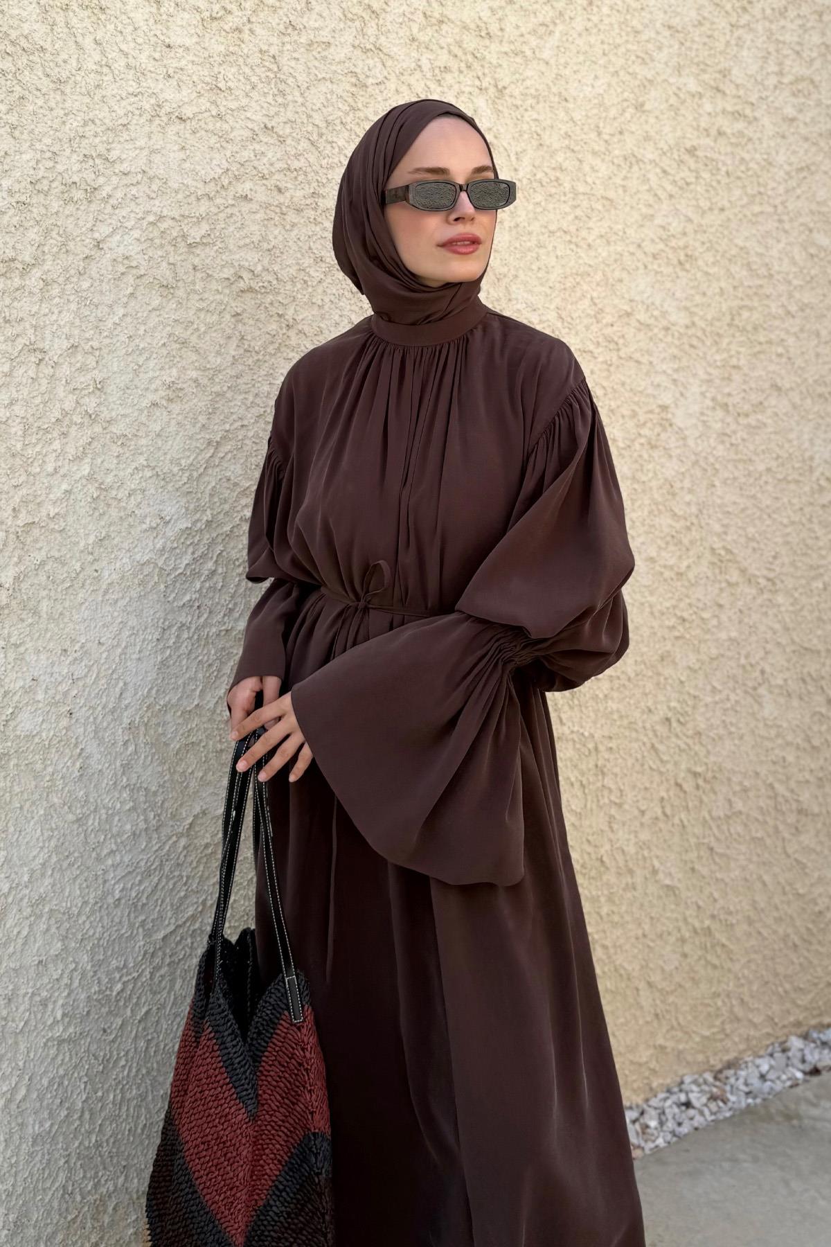 Acı Kahve Belinda Elbise