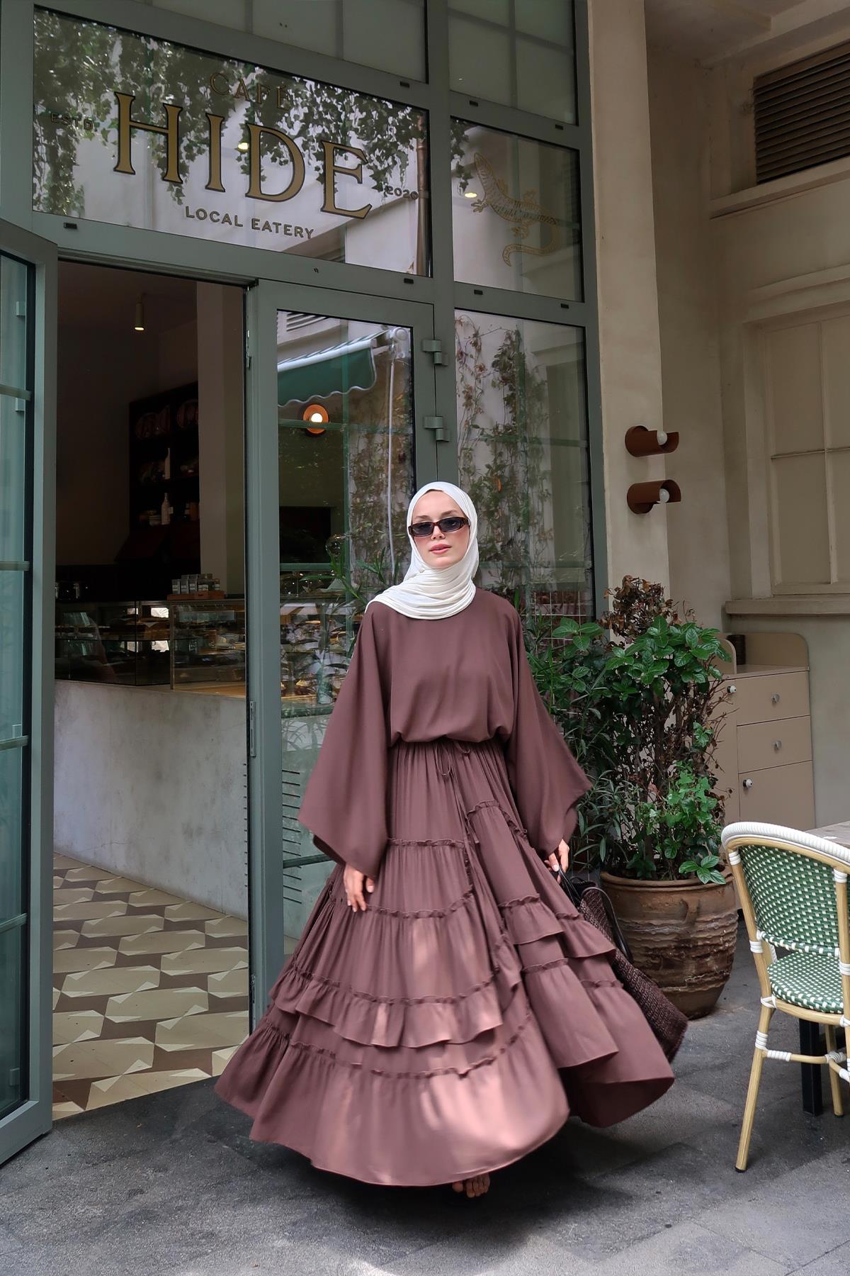 Acı Kahve Regina Asimetrik Etek 