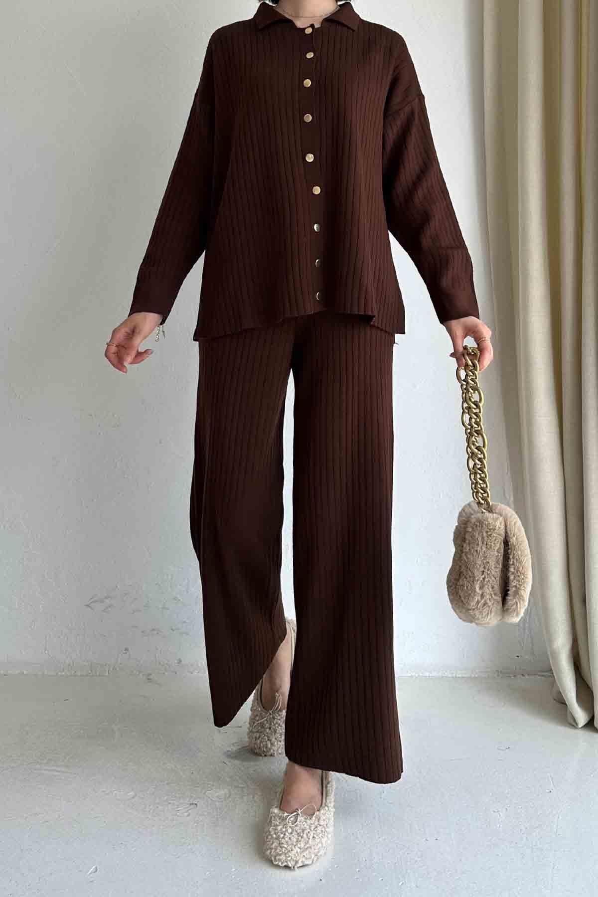 Acı Kahve Triko Takım