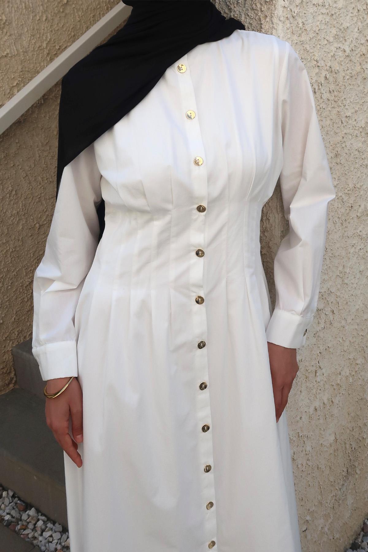 Beyaz Stella Elbise
