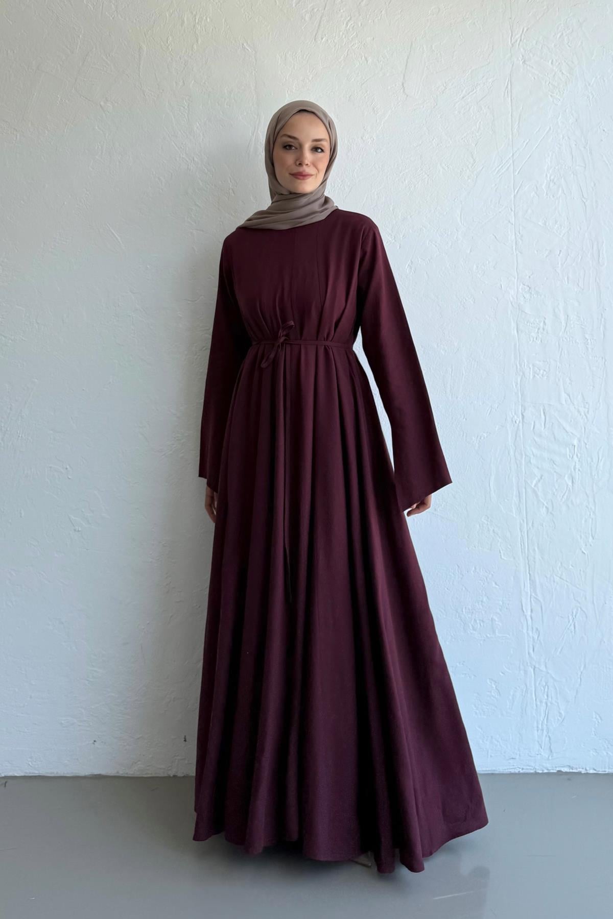 Bordo Noya Elbise