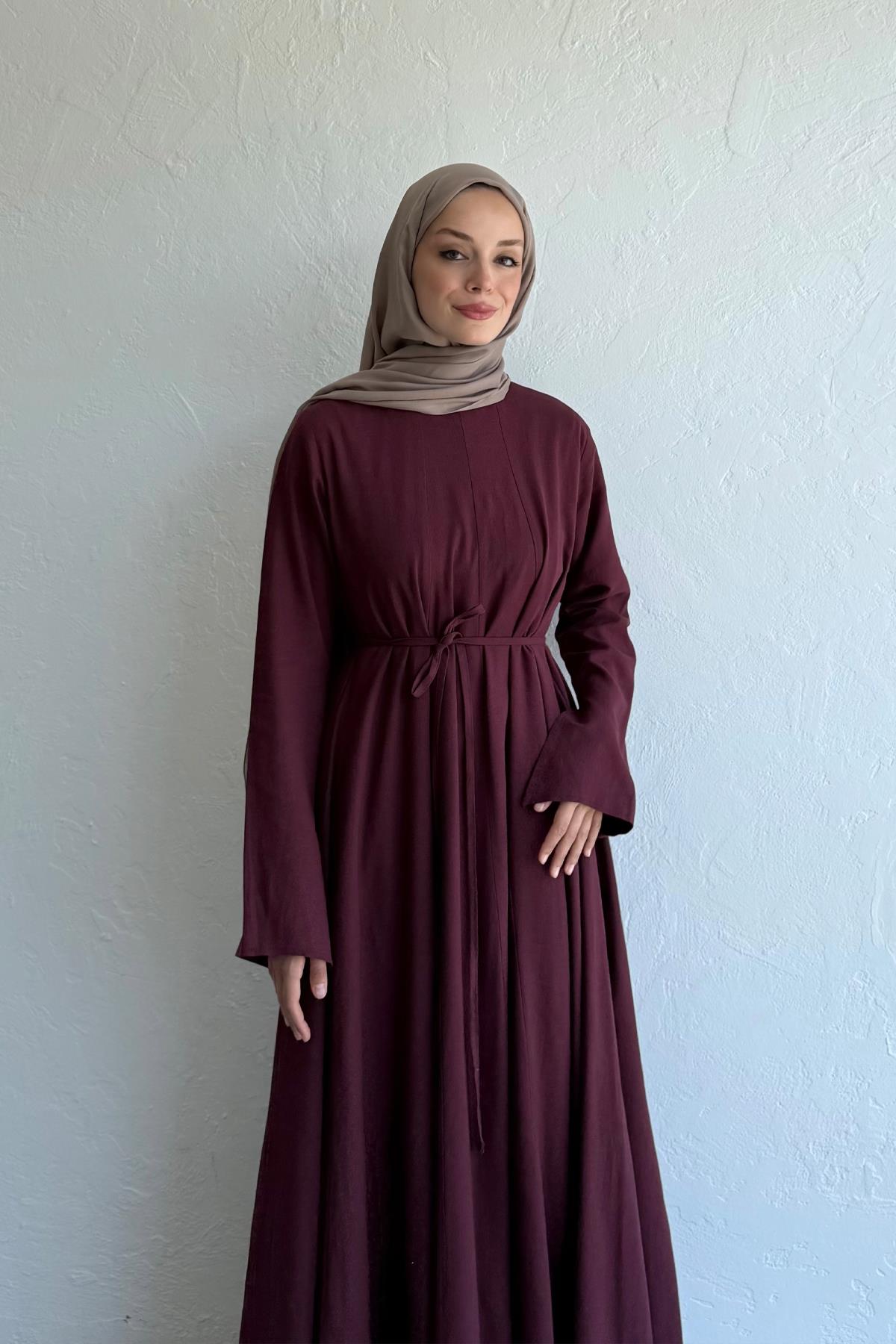 Bordo Noya Elbise