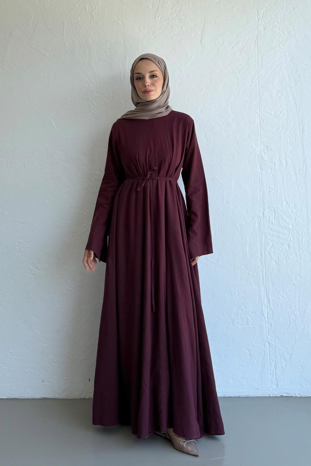 Bordo Noya Elbise