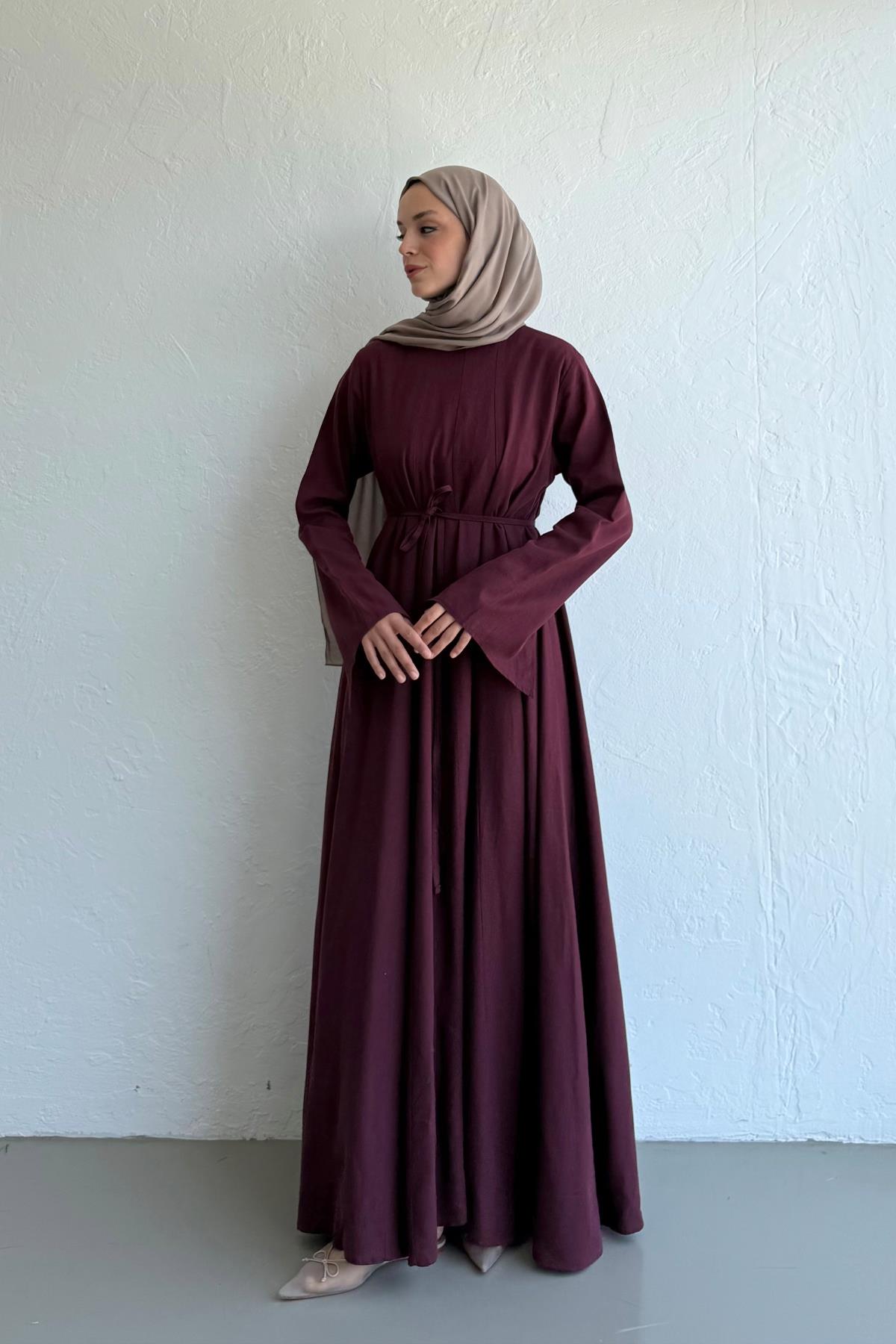 Bordo Noya Elbise