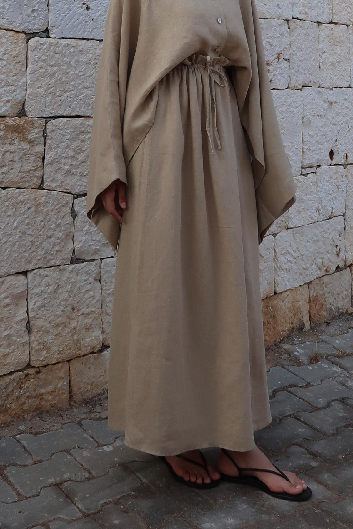 Buğday Nahla Maxi Etek