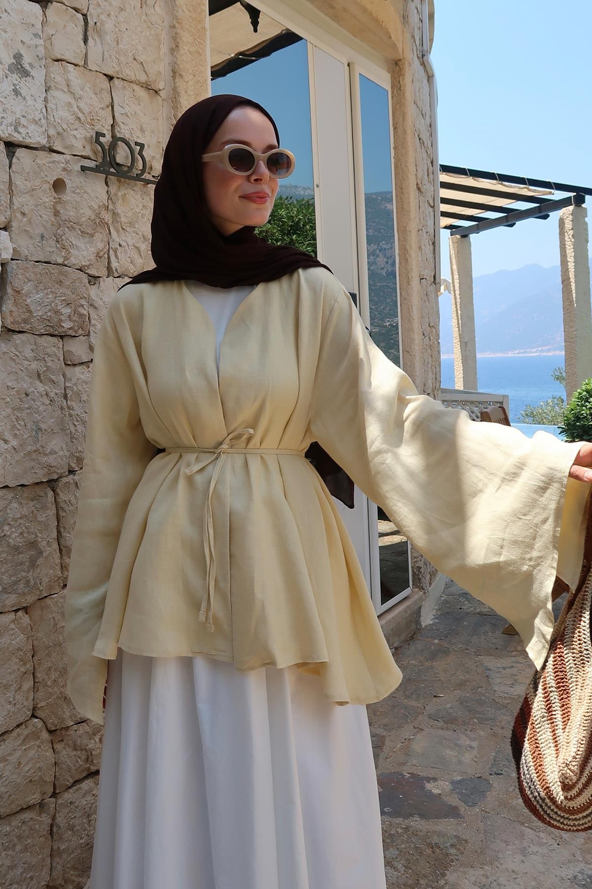 Butter Lamis Kimono