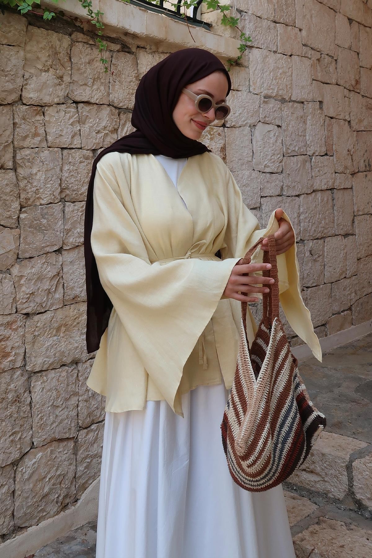 Butter Lamis Kimono