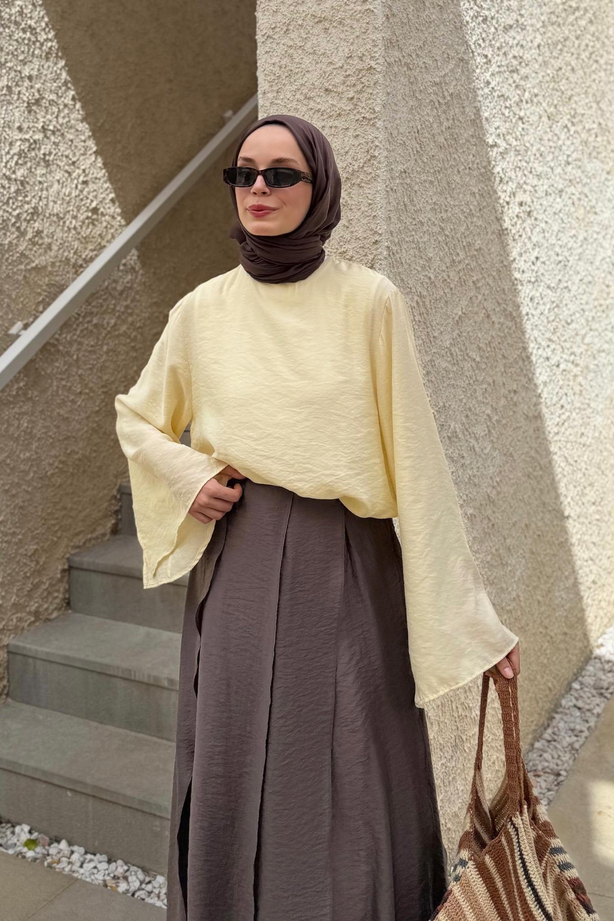 Sarı Lily Bluz