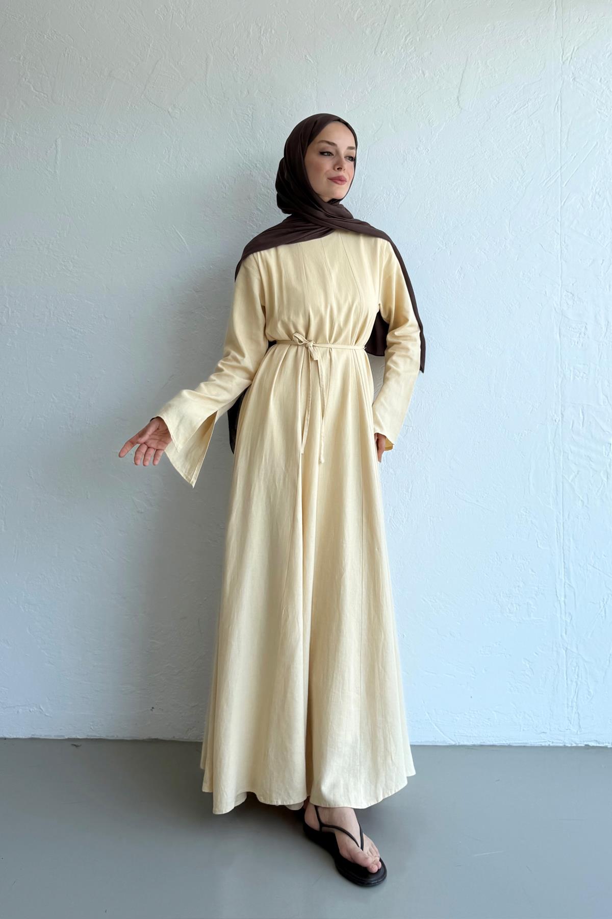 Butter Yellow Noya Elbise