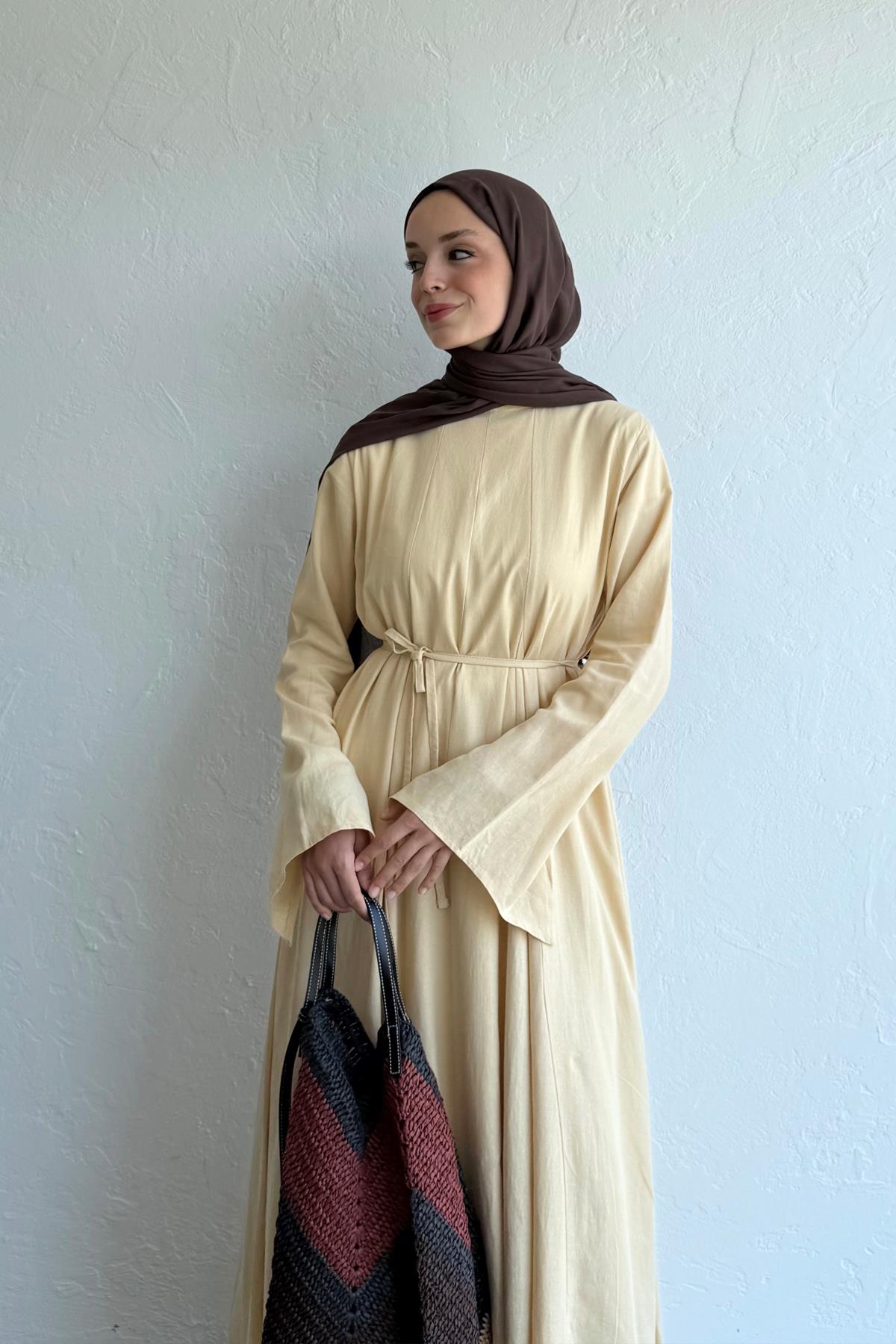 Butter Yellow Noya Elbise