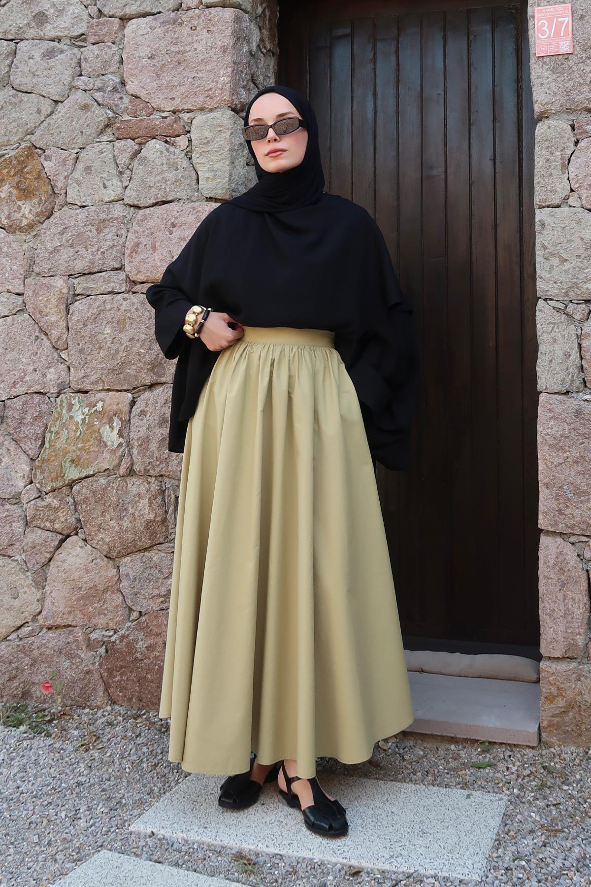 Çağla Yeşili Lina Etek