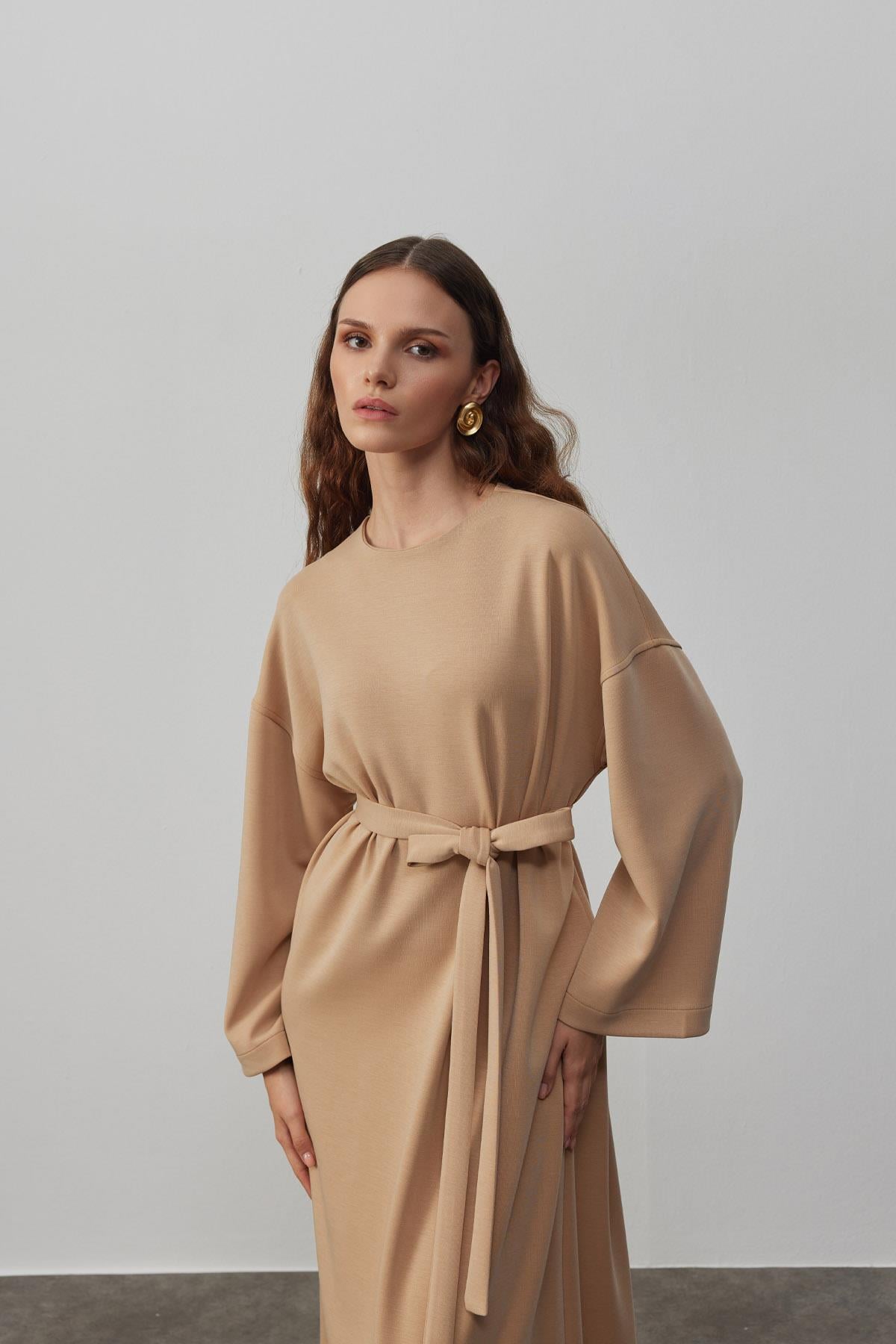Camel Coss Comfy Elbise