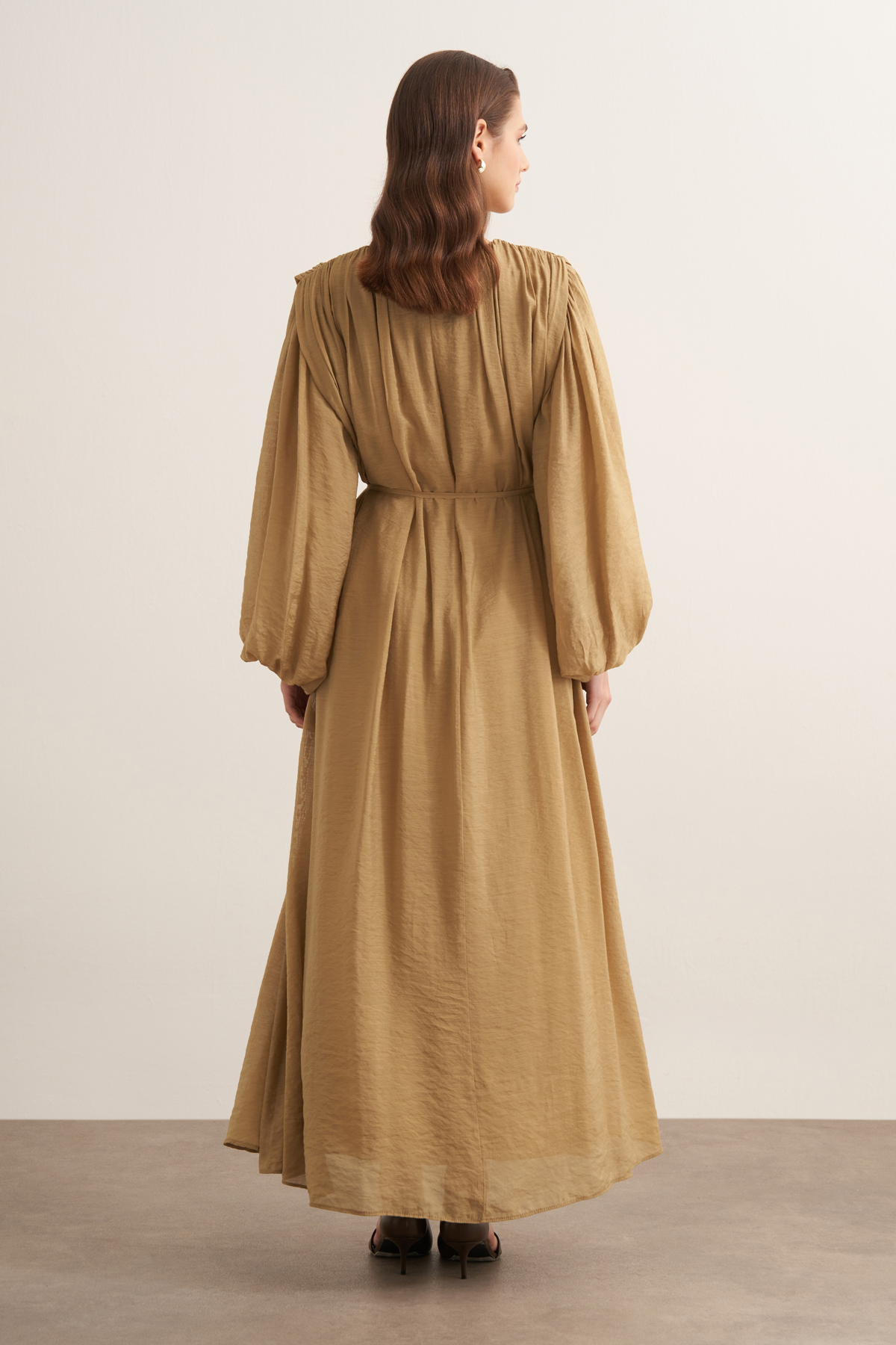 Olive Cleo Elbise