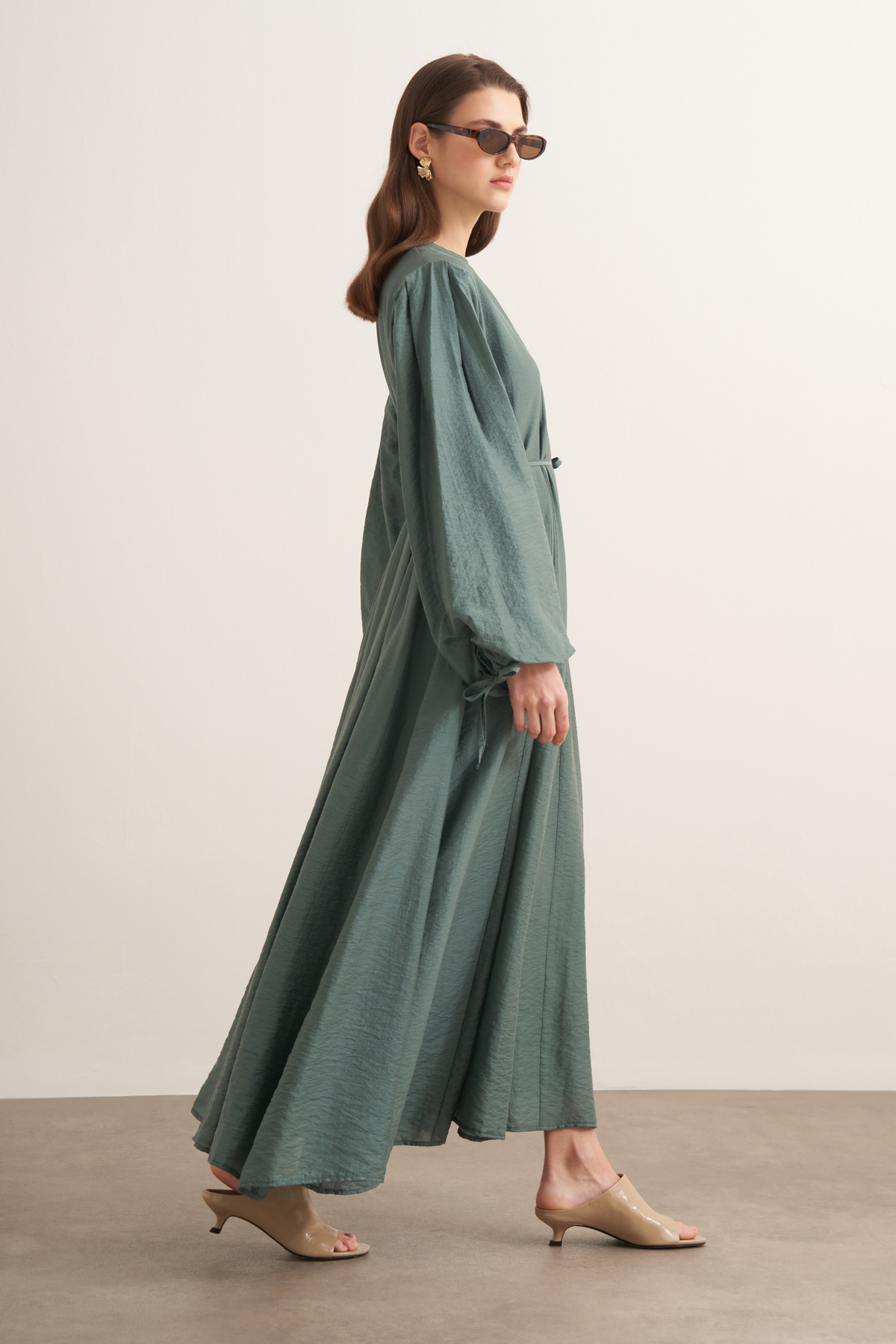 Jasmine Elbise Petrol