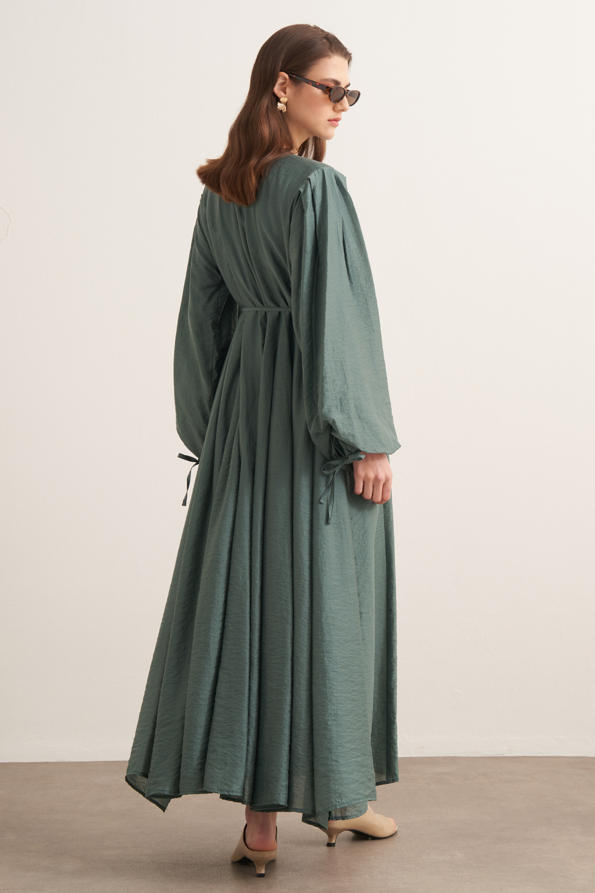 Jasmine Elbise Petrol