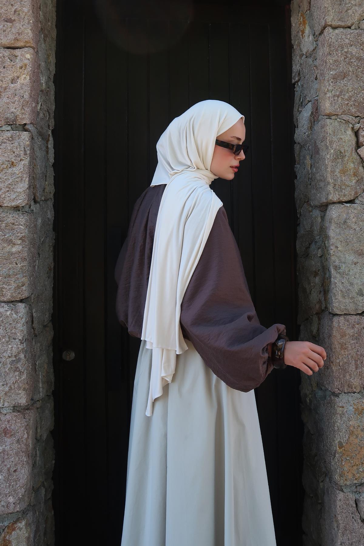 Kahve Fleur Bluz 