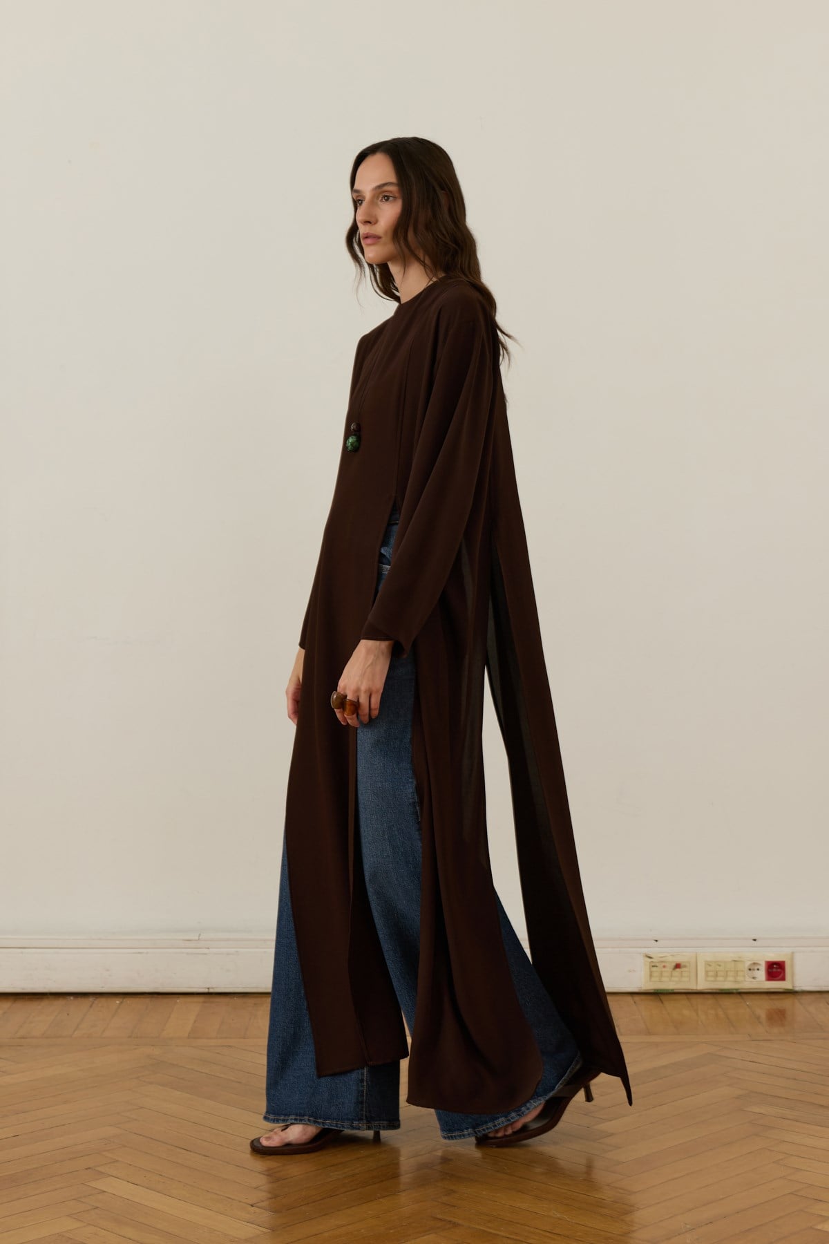 Kheesa Blouse Dark Brown