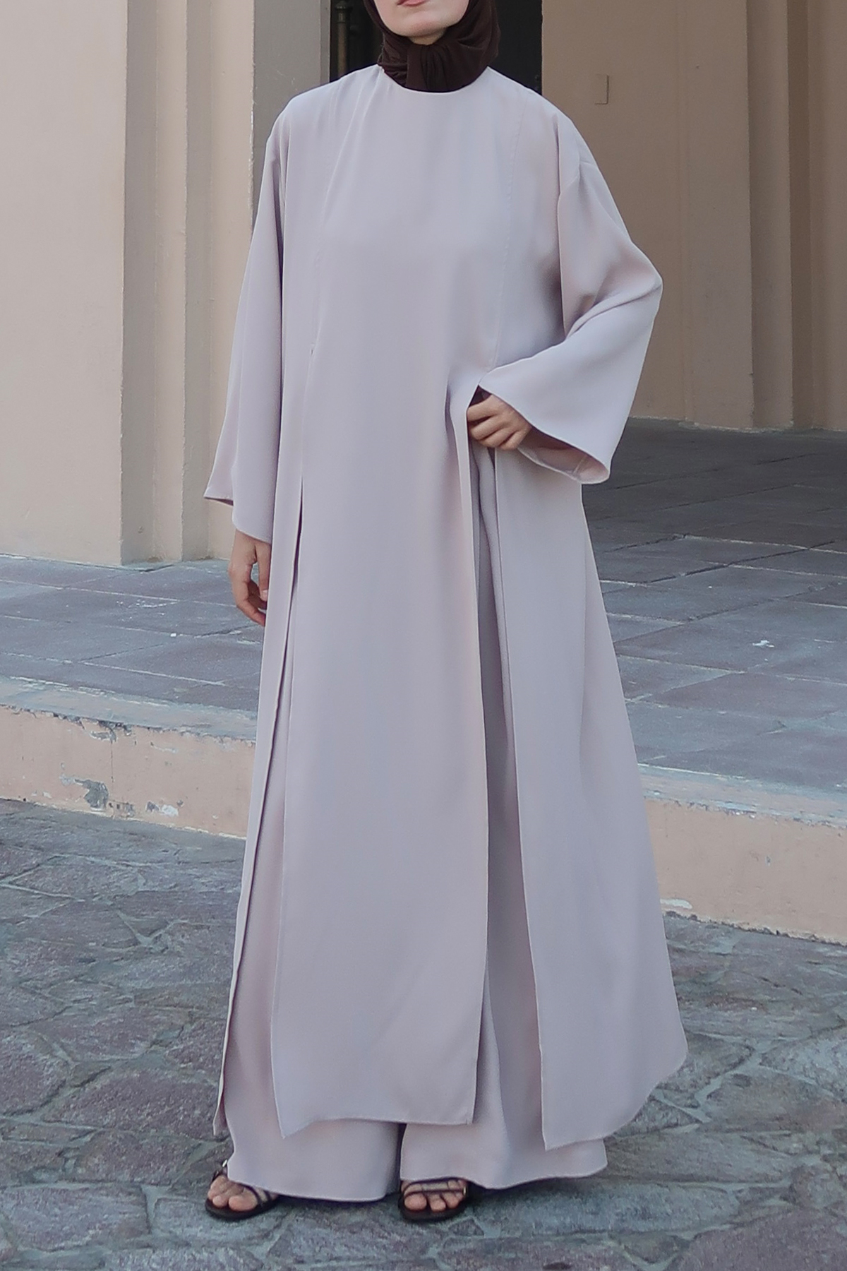 Kheesa Yırtmaç Detaylı Bluz Bej