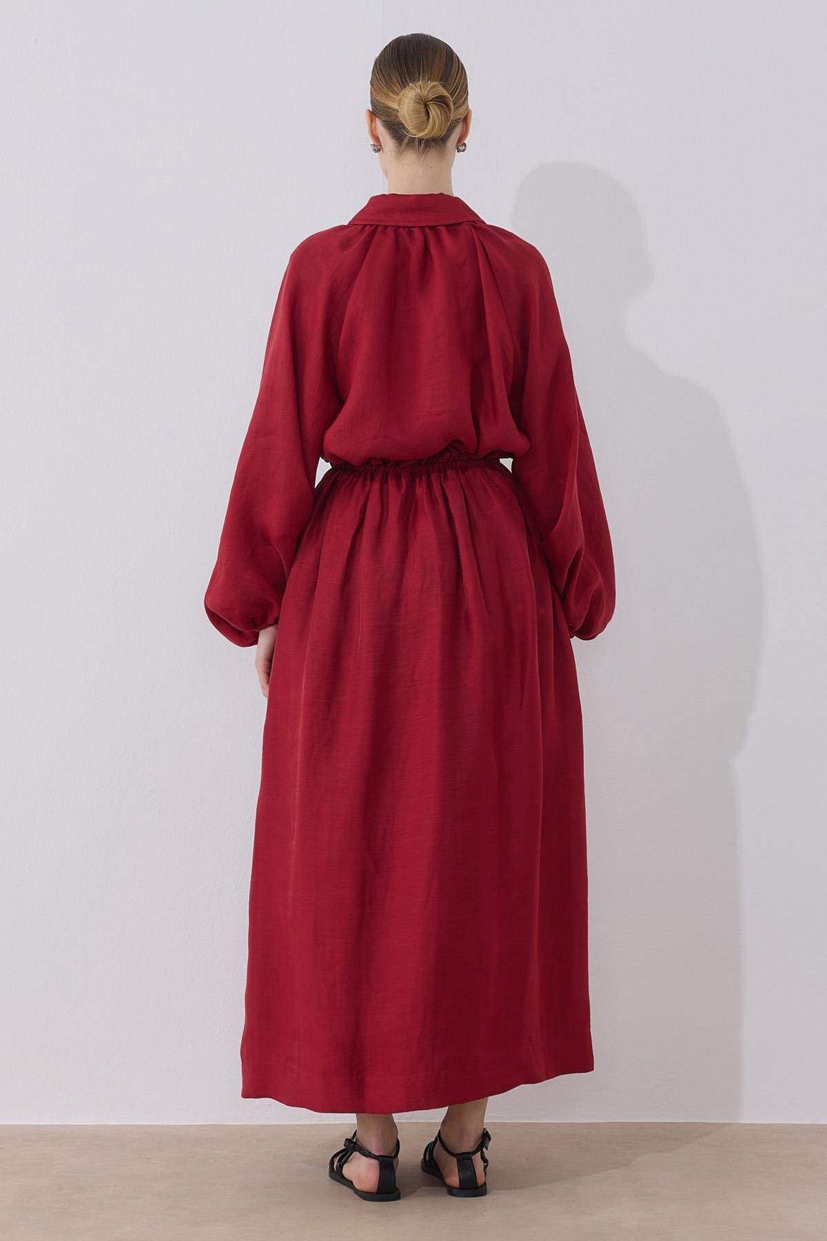 Kırmızı Coco Etek