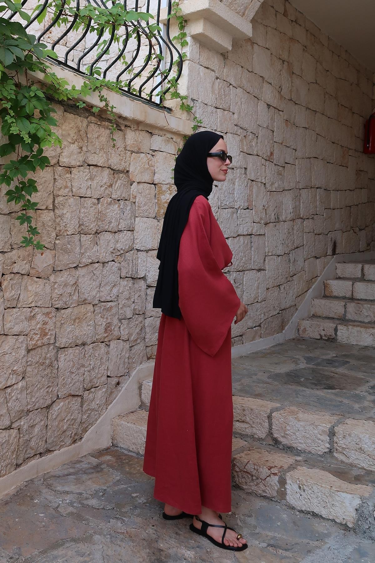 Kırmızı Samar Elbise