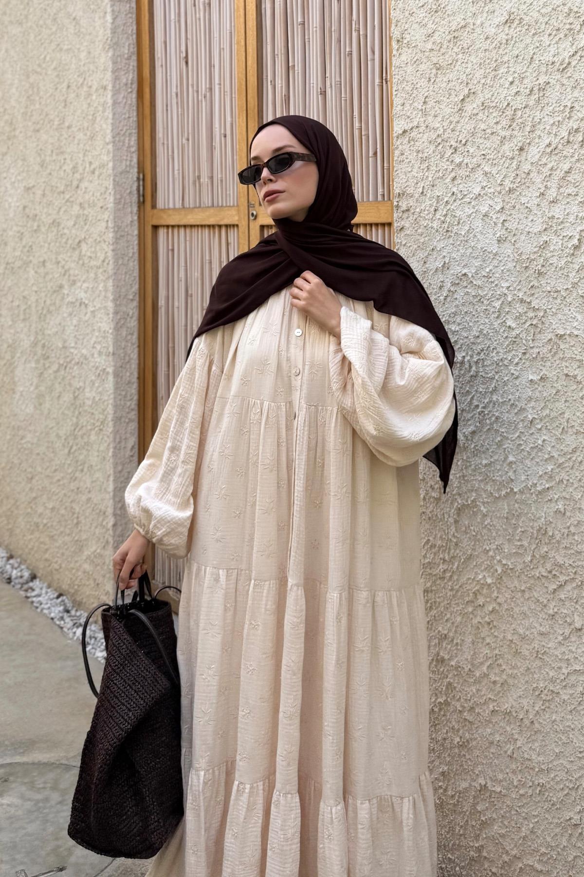 Krem Adel Elbise