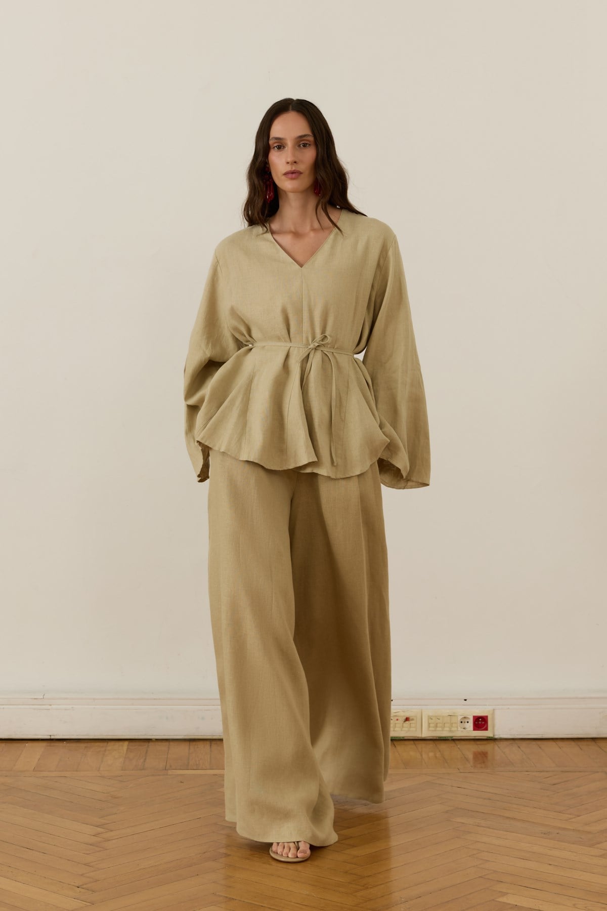 Sage Green Layal Blouse 
