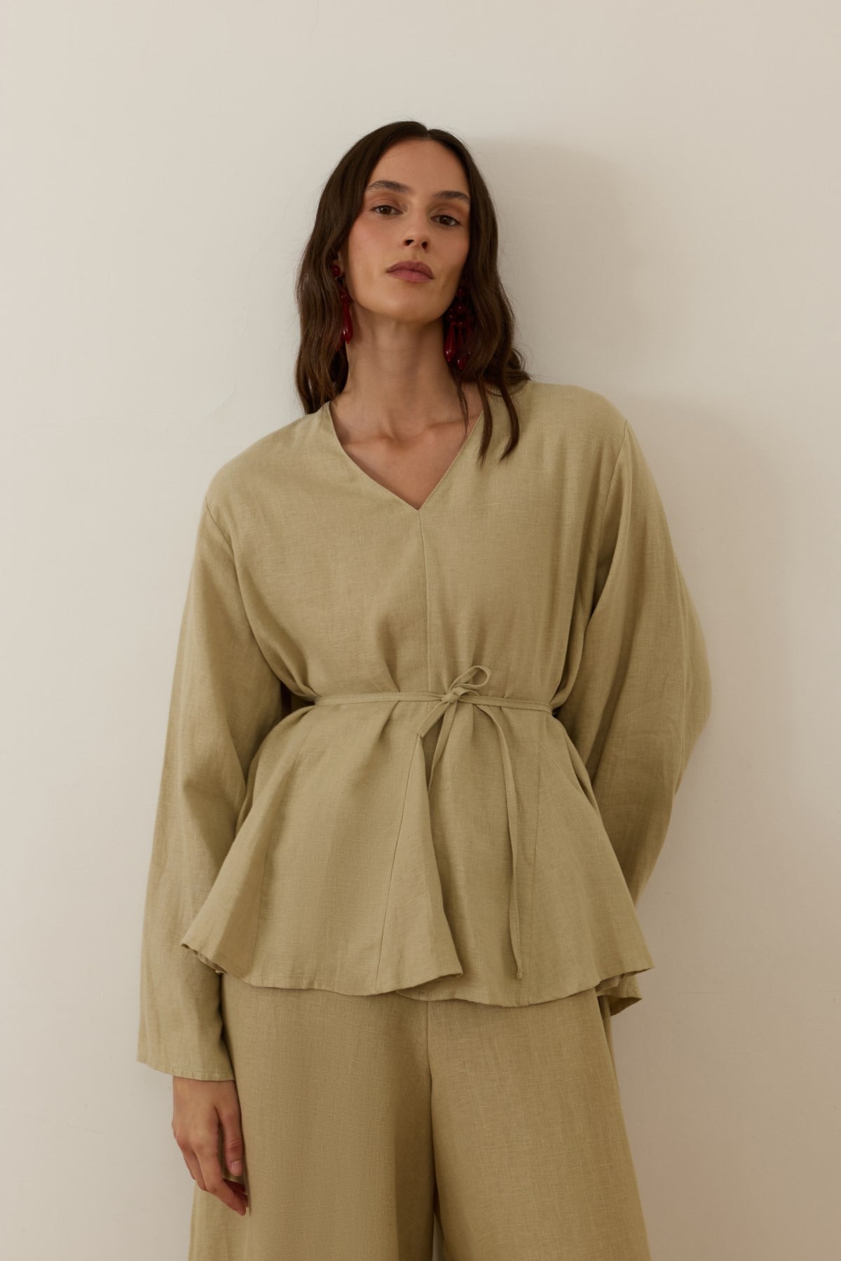 Sage Green Layal Blouse 