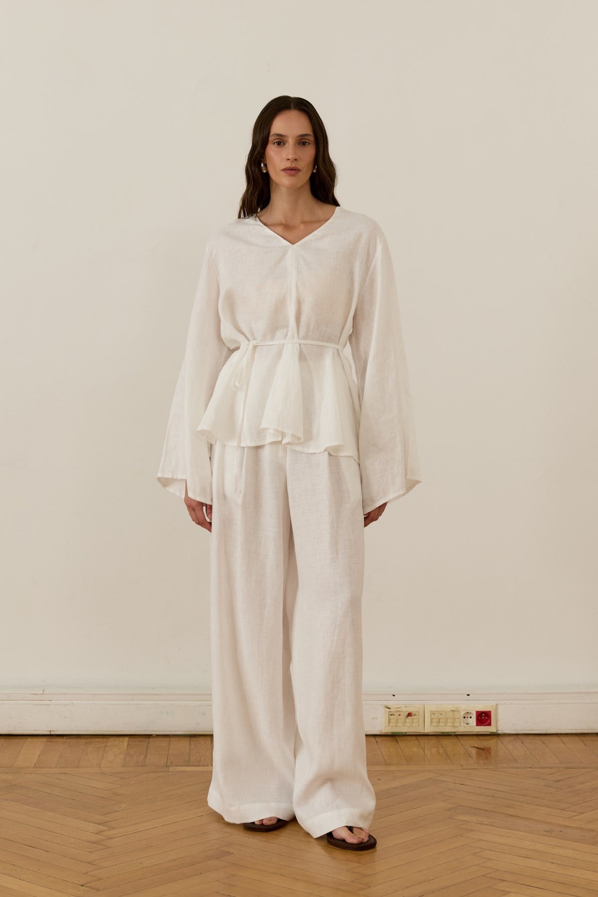 White Layal Blouse 
