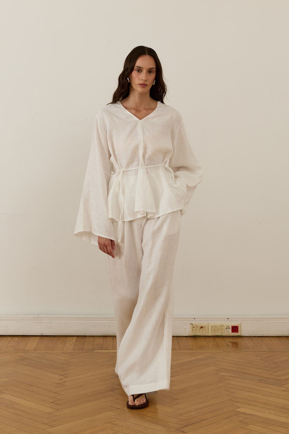 White Layal Blouse 