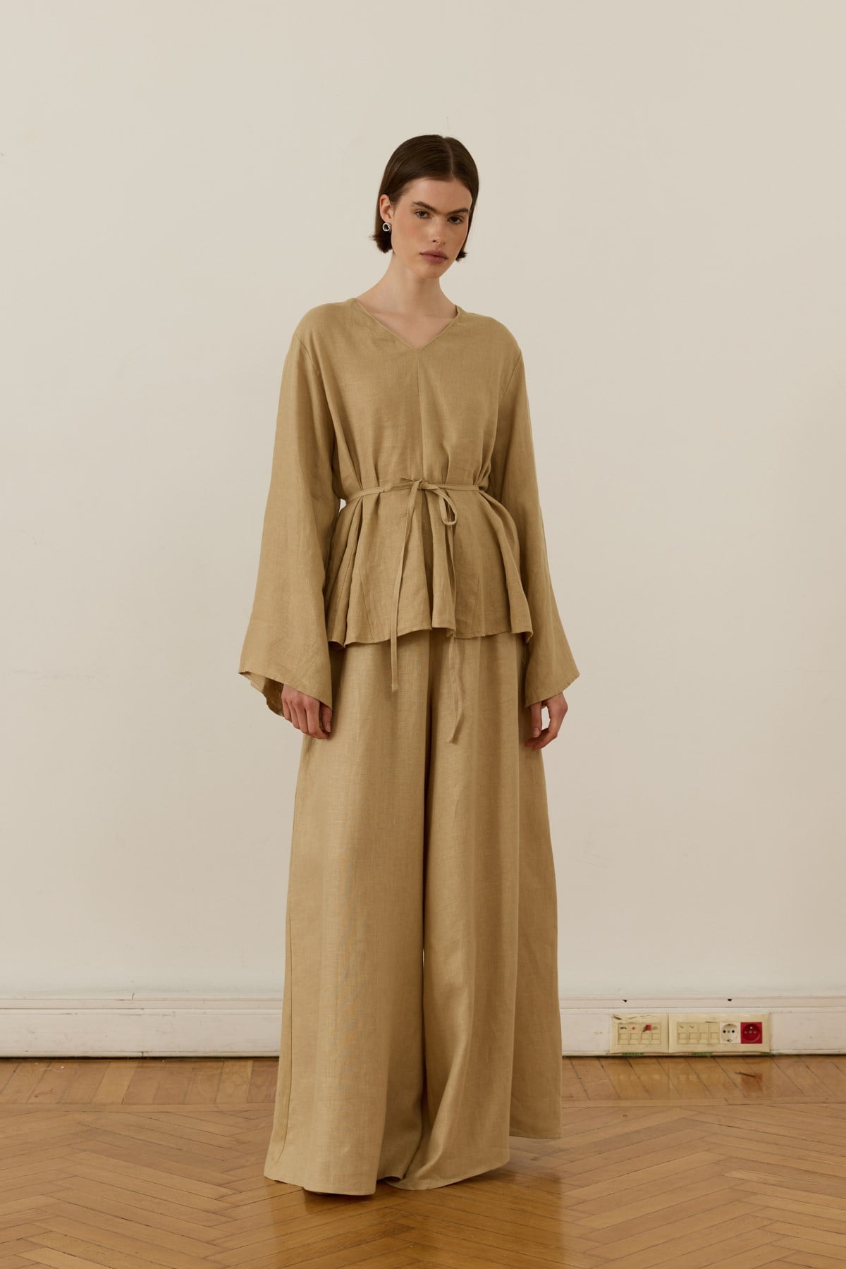 Wheat Color Layal Blouse 