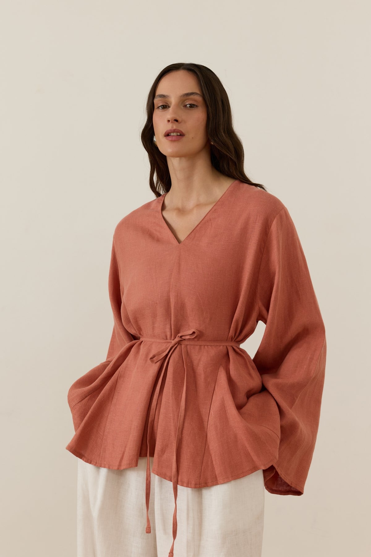 Terracotta Layal Blouse