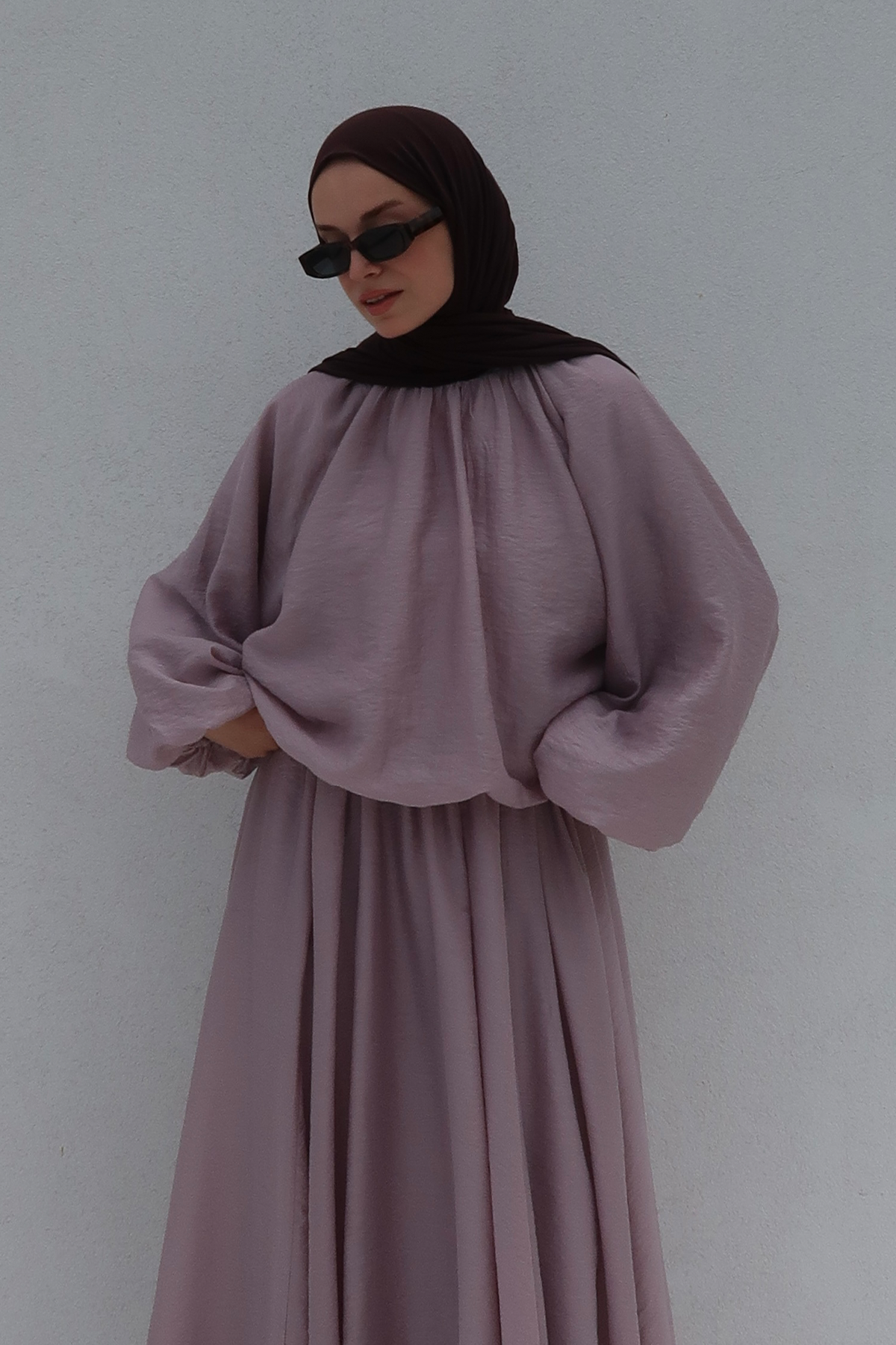 Lila Fleur Bluz 