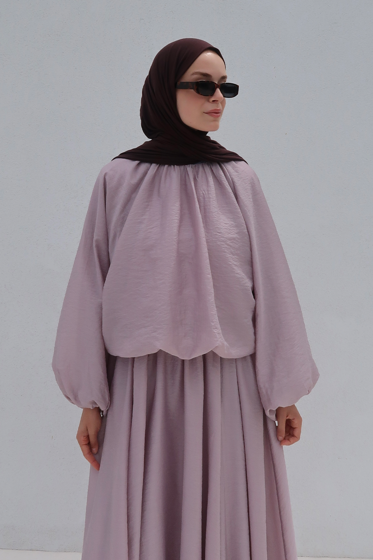 Lila Fleur Bluz 