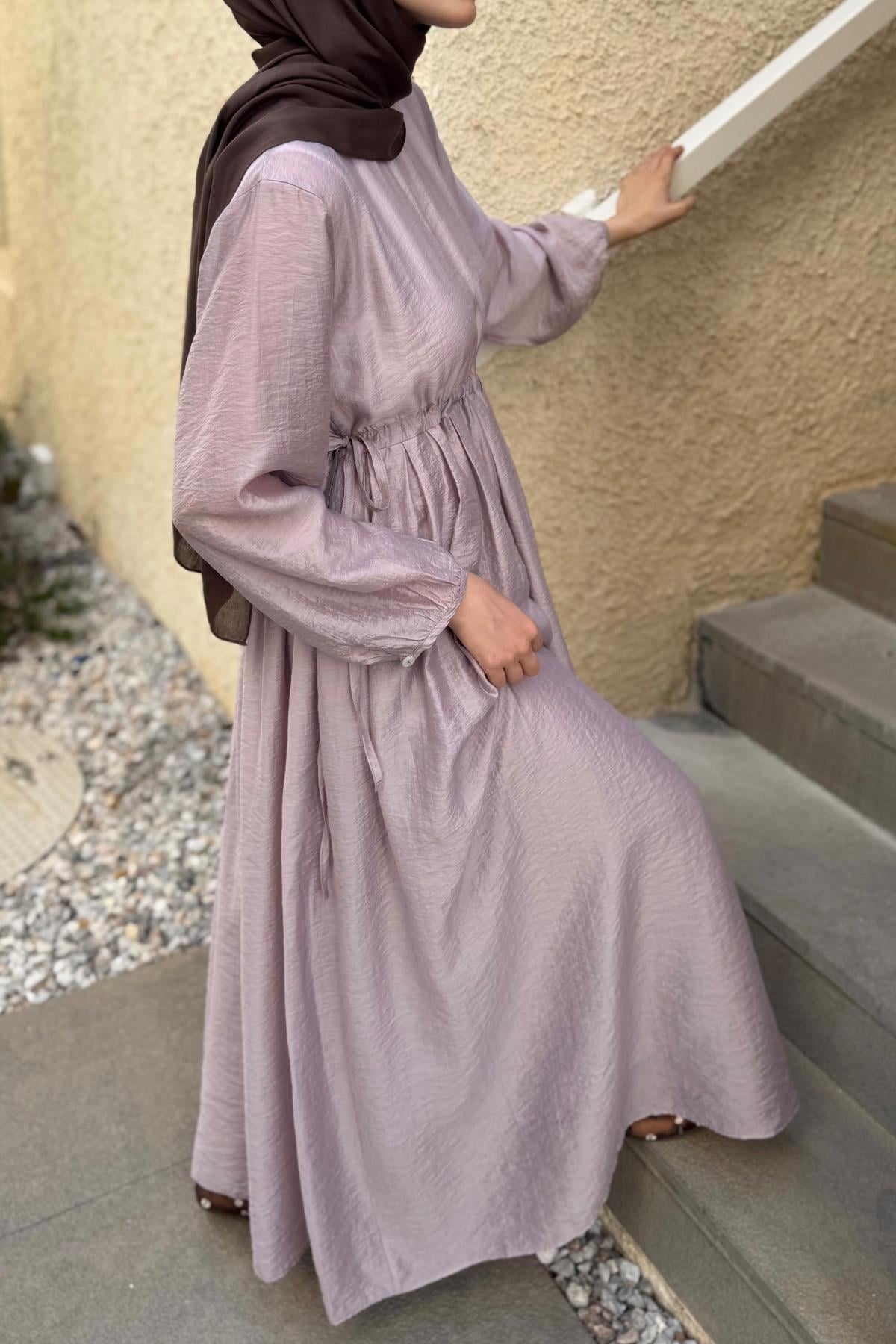Lila Perla Elbise 