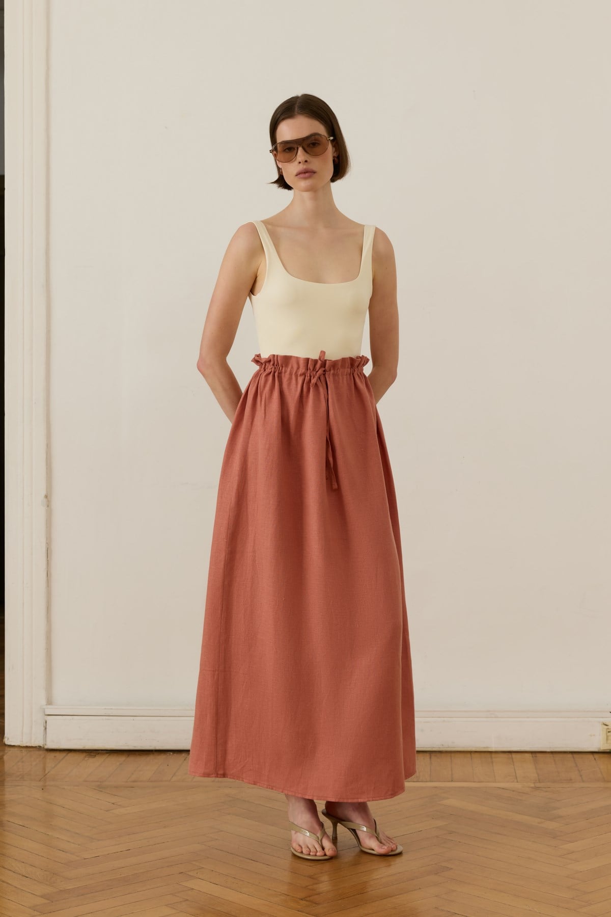 Nahla Maxi Etek Terracotta