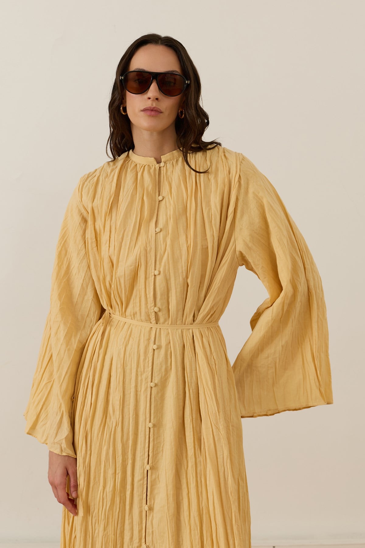 Noemi Crush Vual Elbise Butter