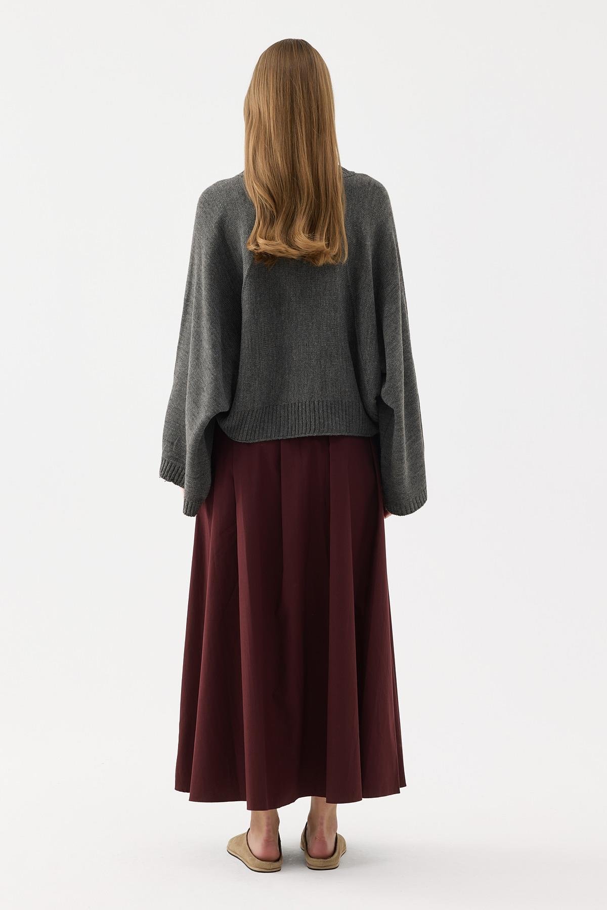 Orla Etek Bordo