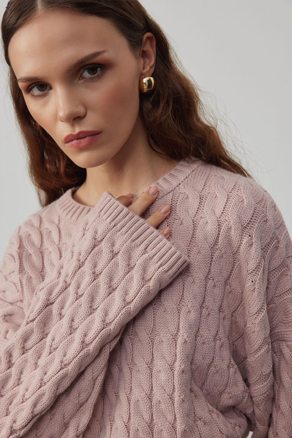 roze triko elbise