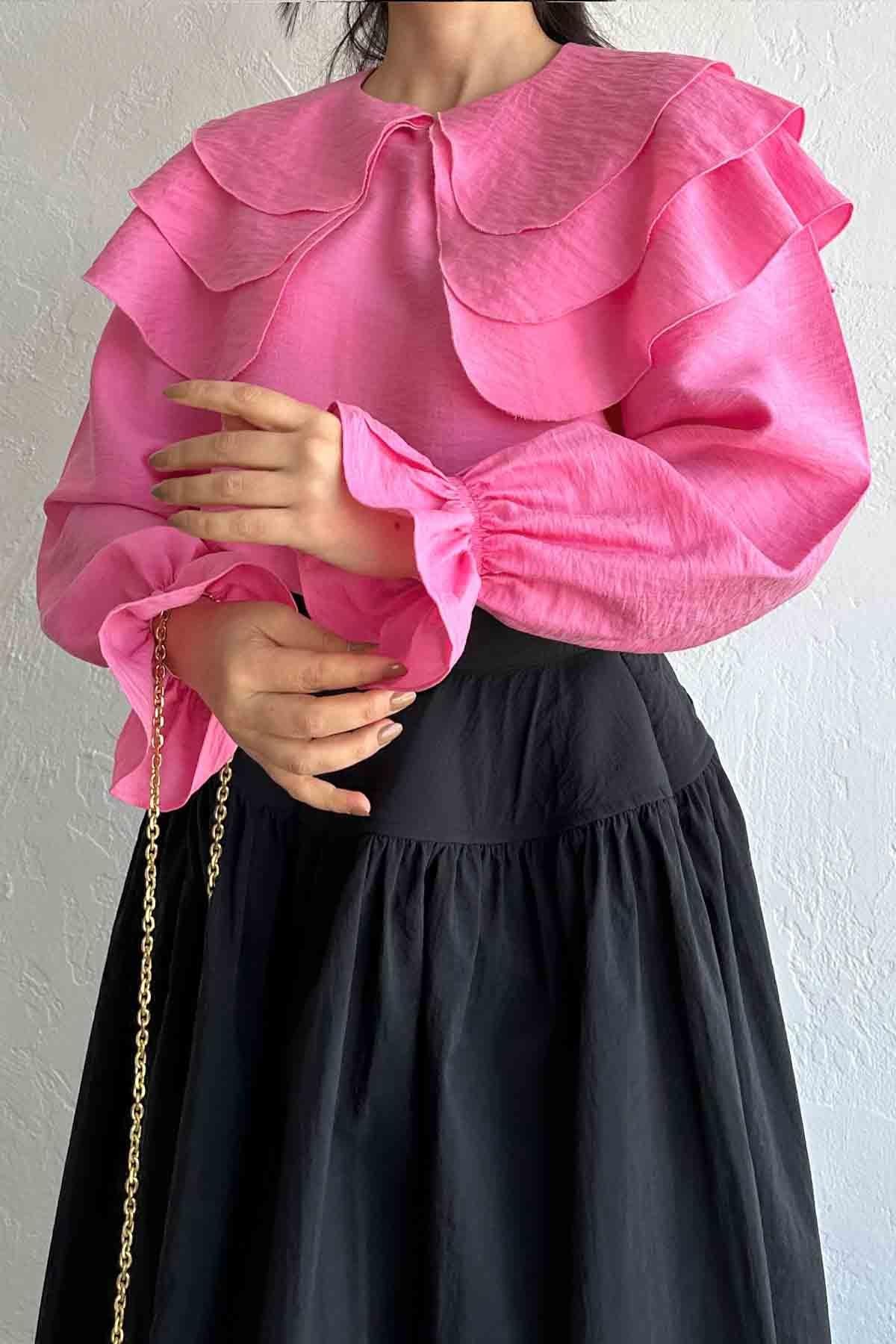 Pembe Renk Bluz