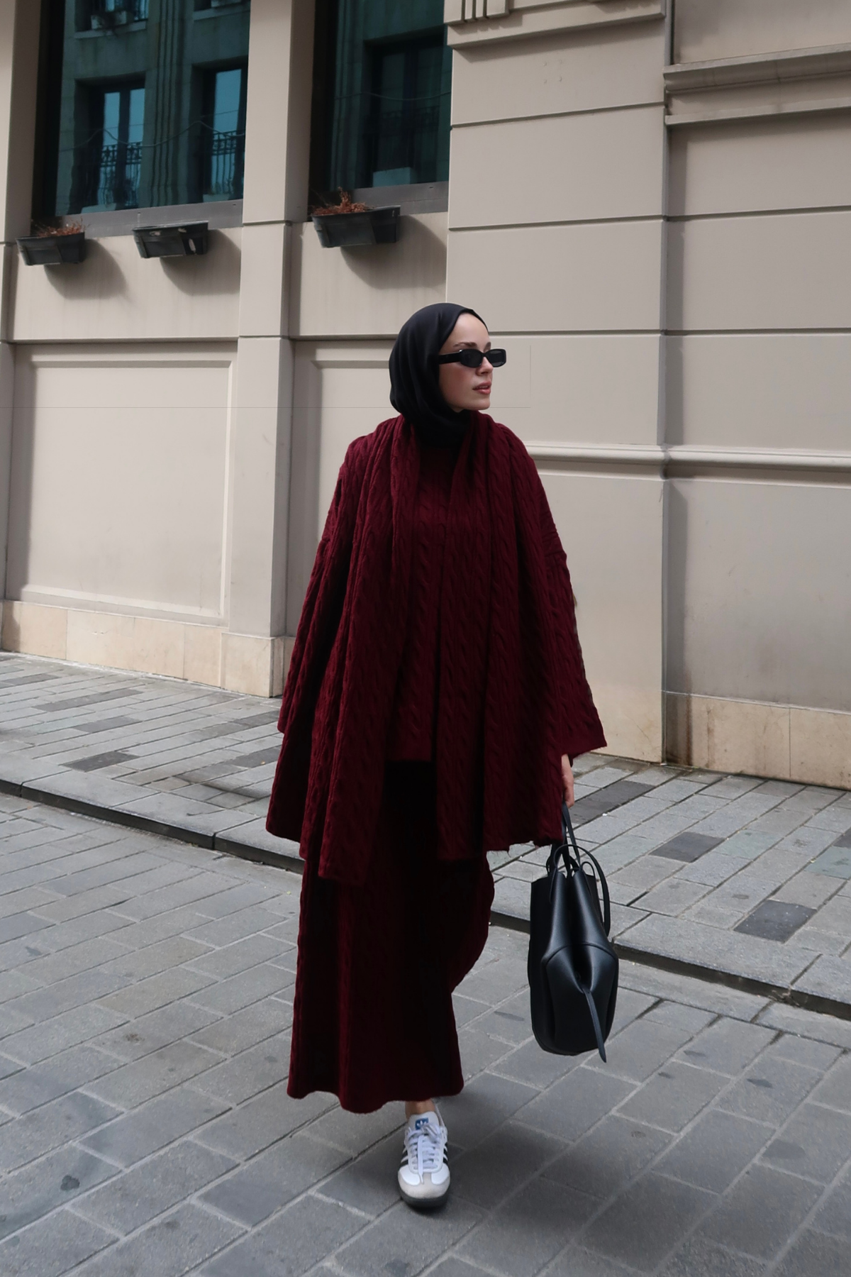 Polina Triko Takım Bordo