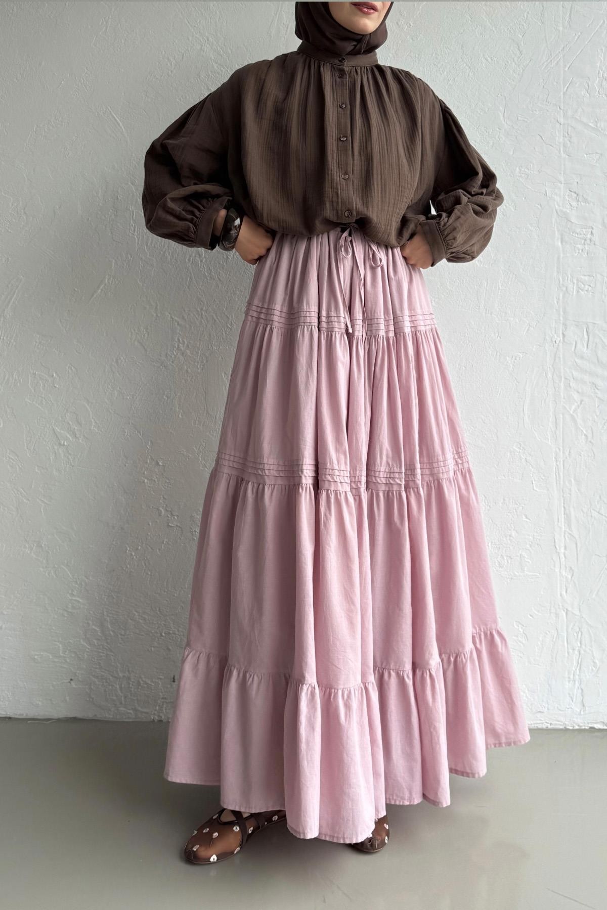 Pembe Vesper Vual Etek