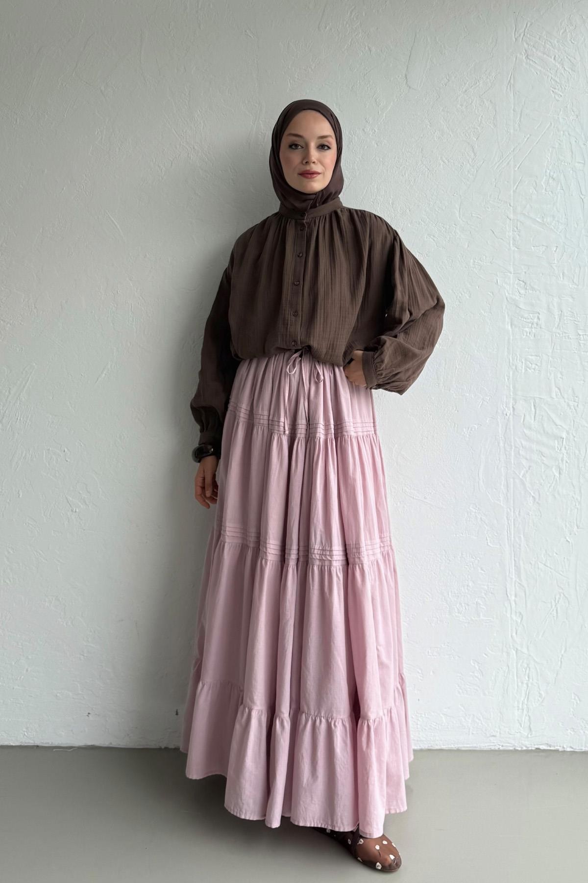 Pembe Vesper Vual Etek