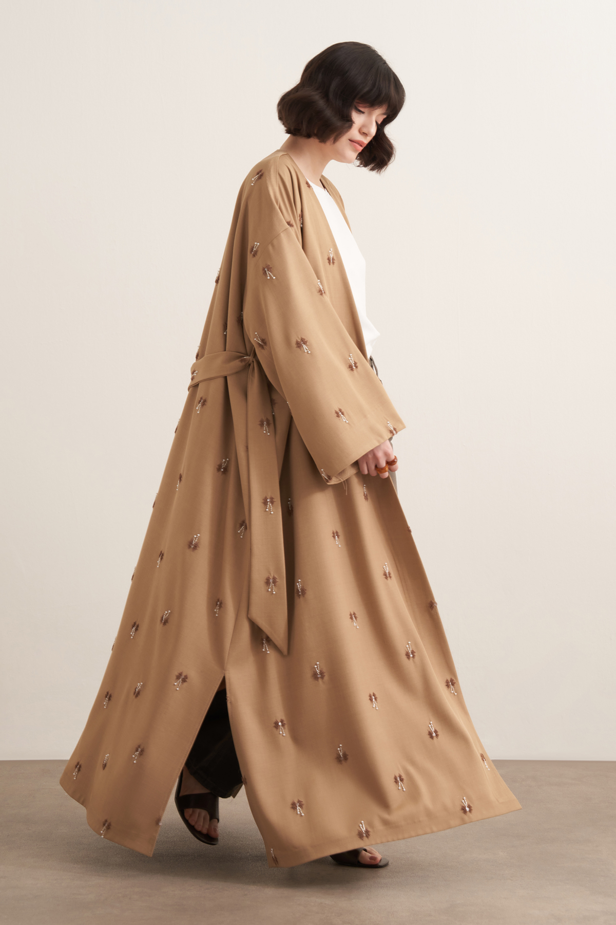 Qamrah Kimono Bej