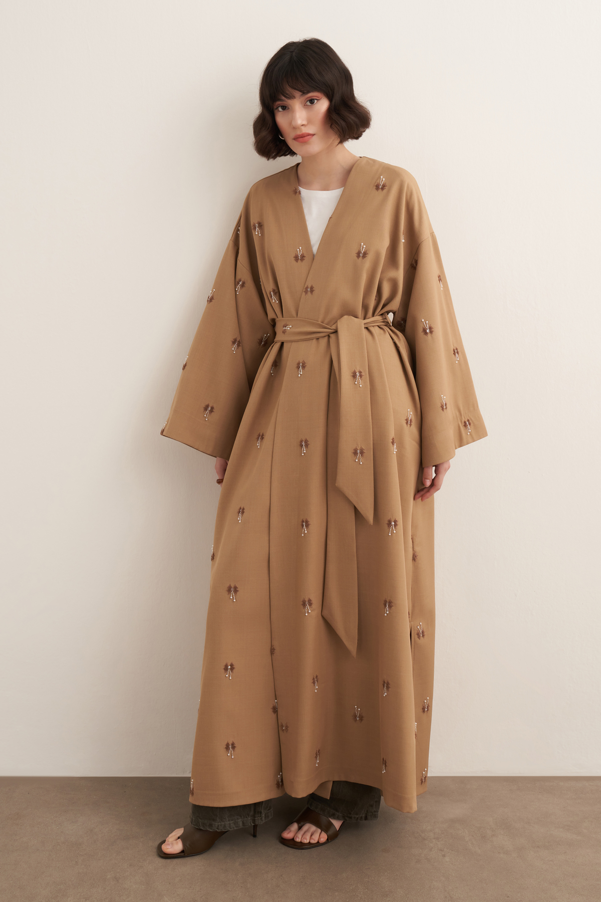 Qamrah Kimono Bej