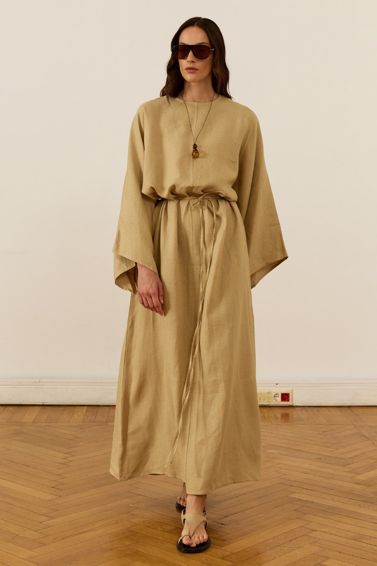 Wheat Color Samar Dress 
