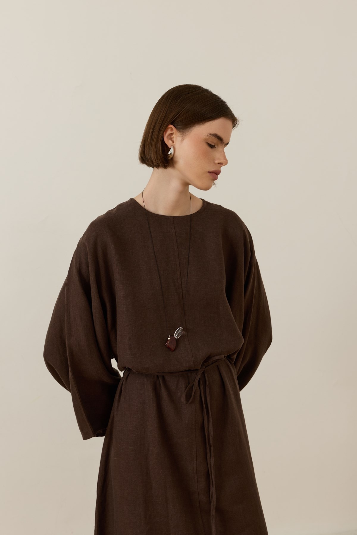Brown Samar Dress 