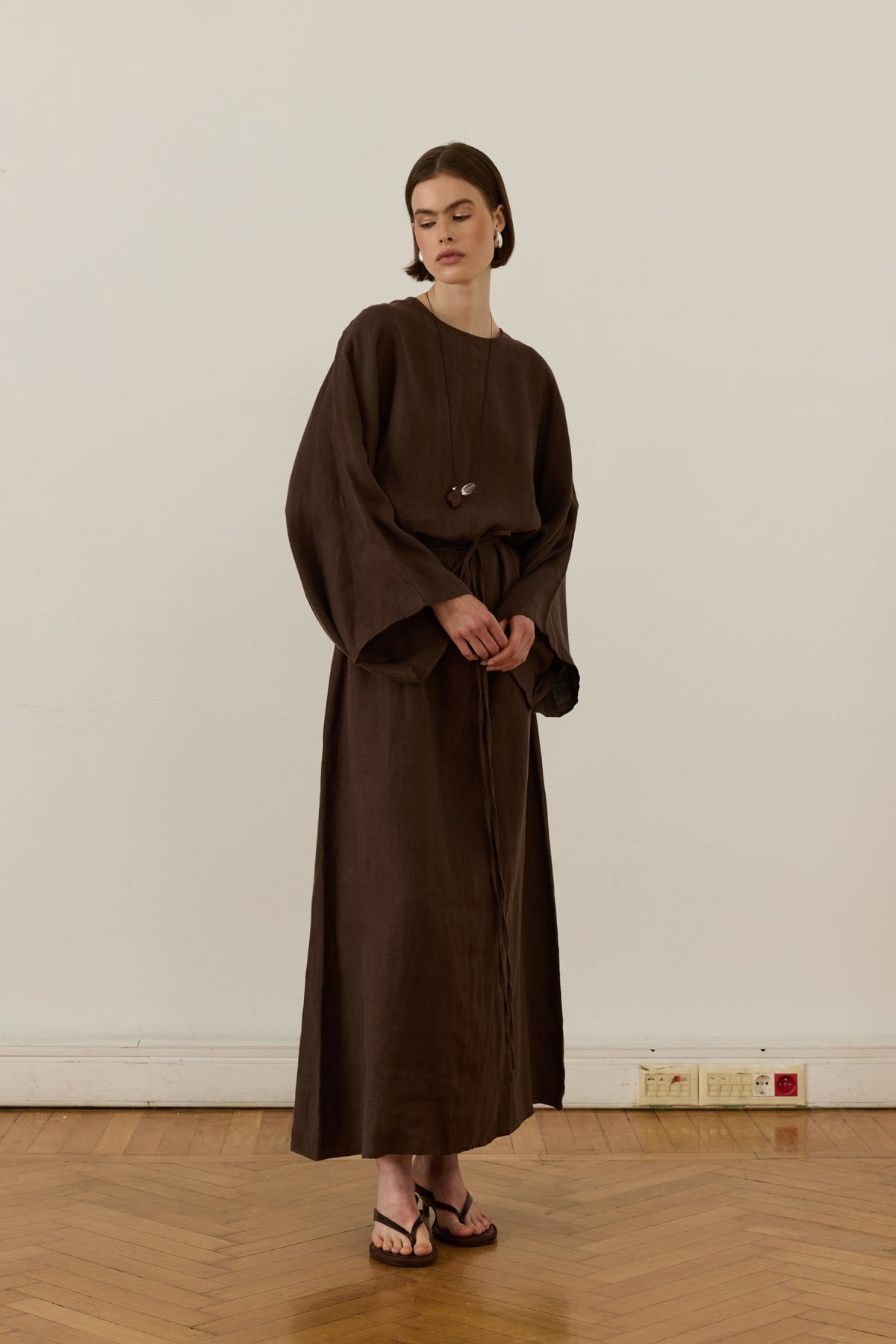 Brown Samar Dress 
